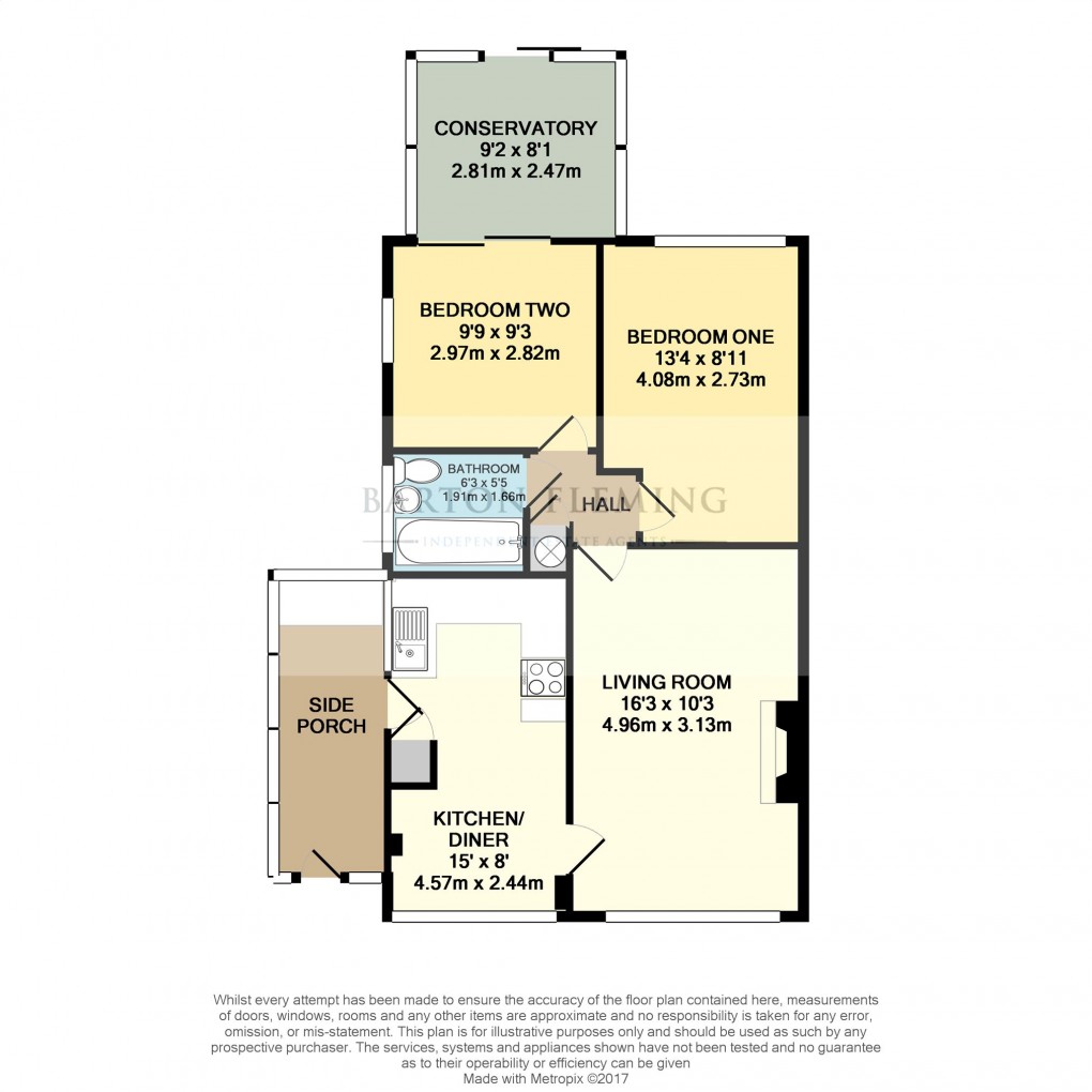 Floorplan for Bridgewater Crescent, Brackley