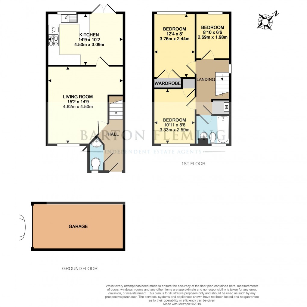 Floorplan for Dunlin Court, Bicester