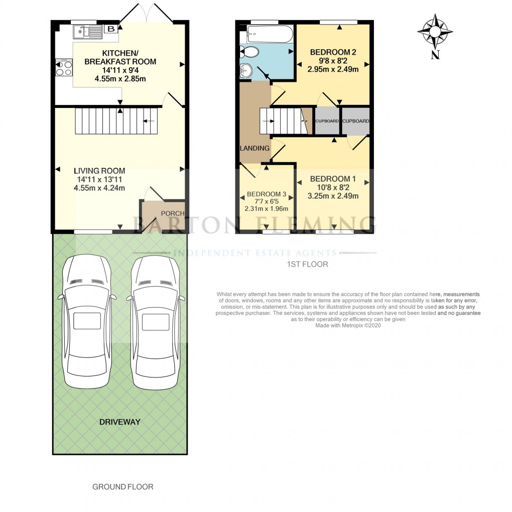 Floorplan for Willow Drive, Bicester