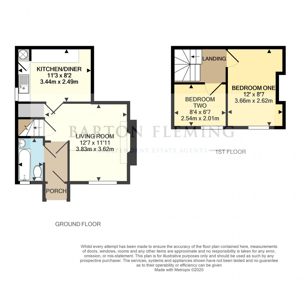 Floorplan for Somerton Road, Upper Heyford, Bicester