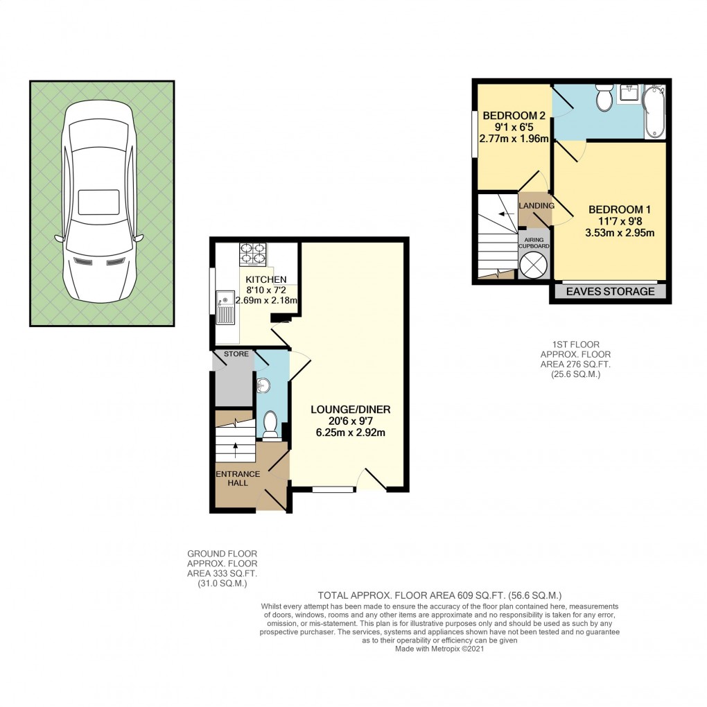 Floorplan for Isis Avenue, Bicester