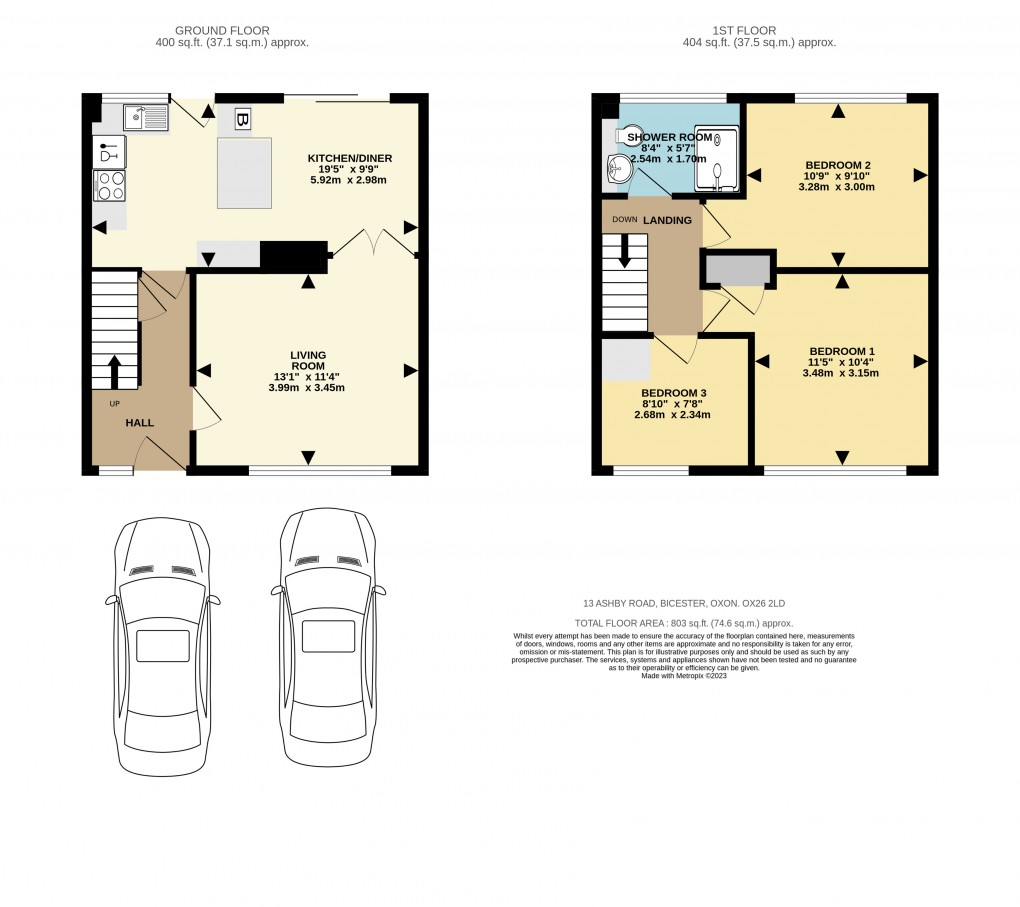 Floorplan for Ashby Road, Bicester