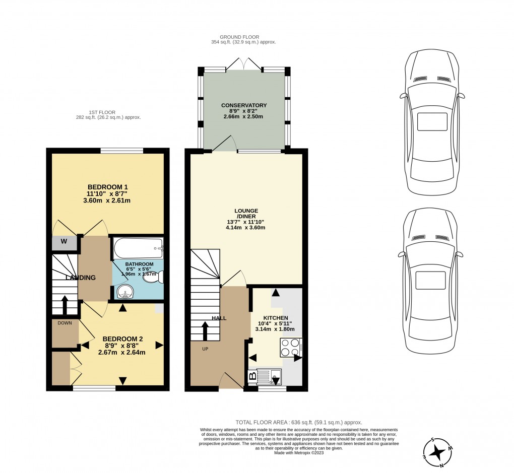 Floorplan for Willow Drive, Bicester