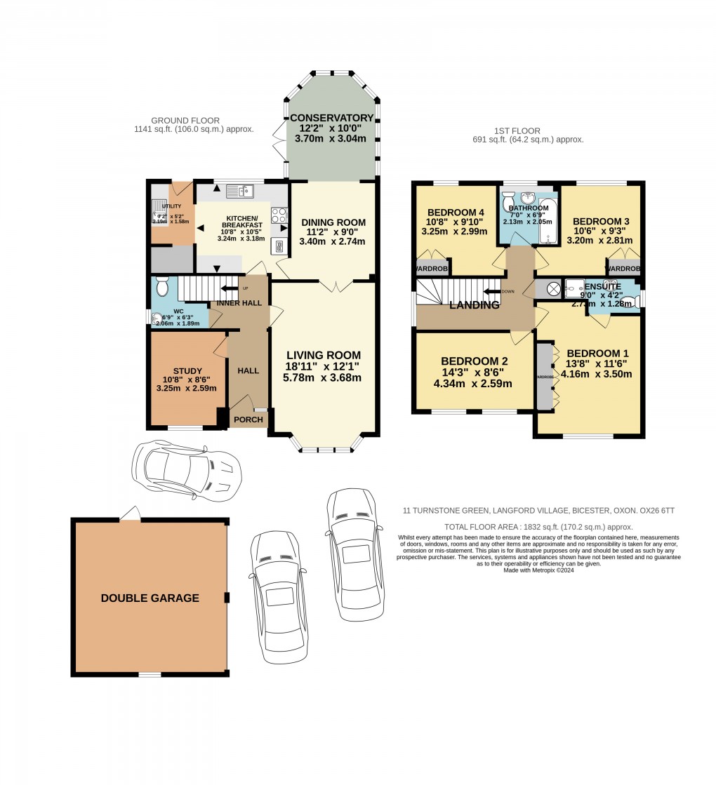 Floorplan for Turnstone Green, Bicester