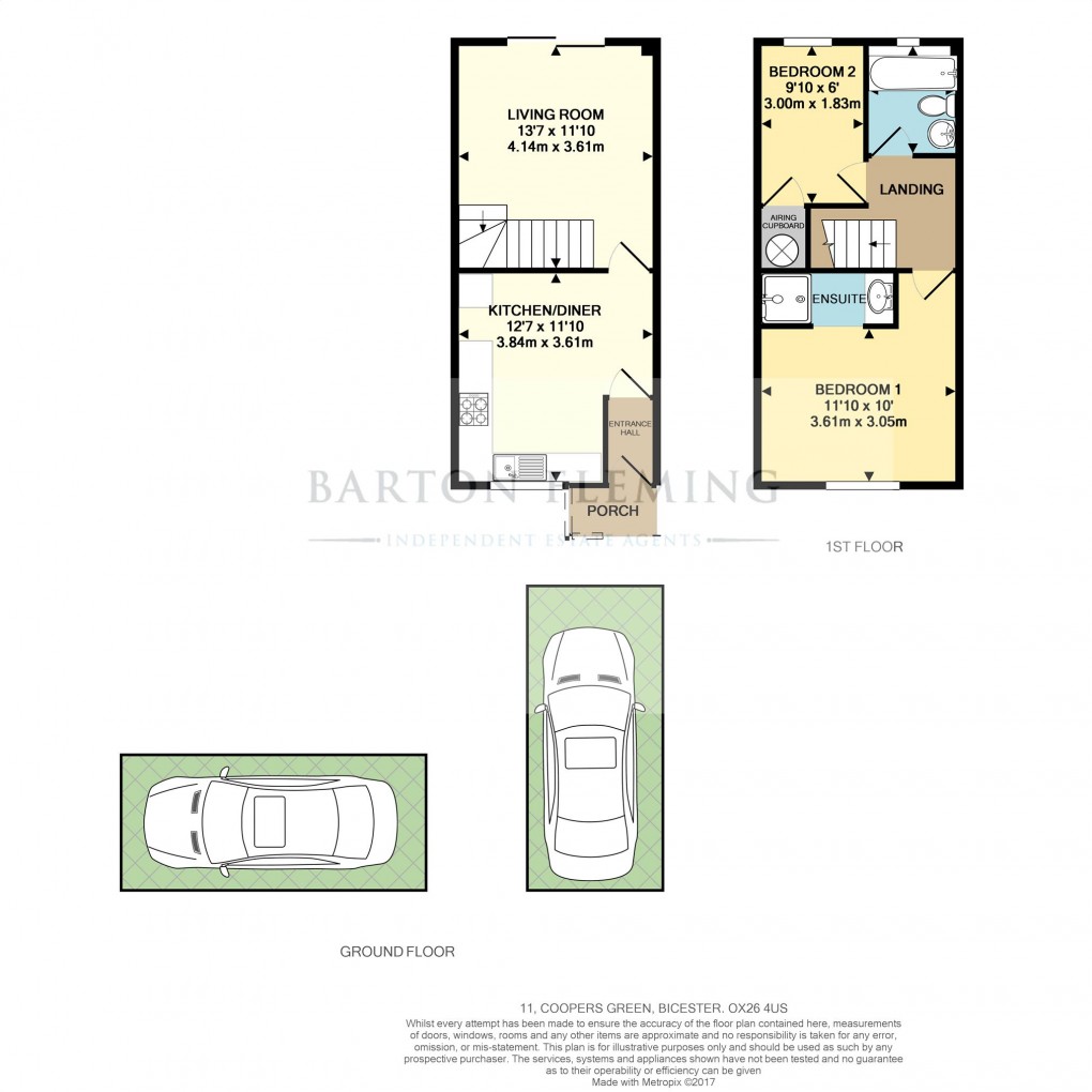 Floorplan for Coopers Green, Bicester