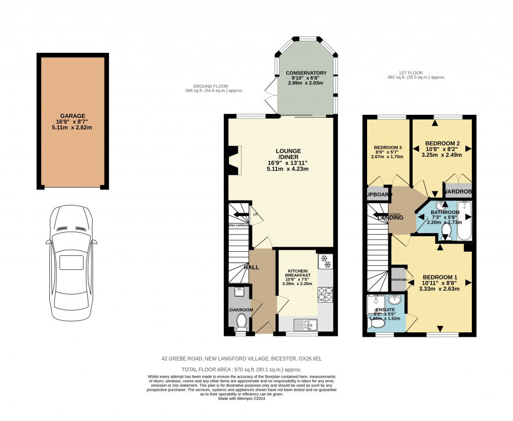 Floorplan for Grebe Road, Bicester