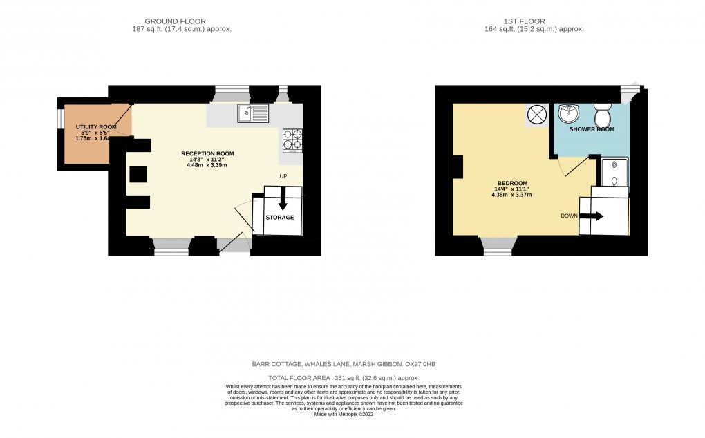 Floorplan for Whales Lane, Marsh Gibbon, Bicester