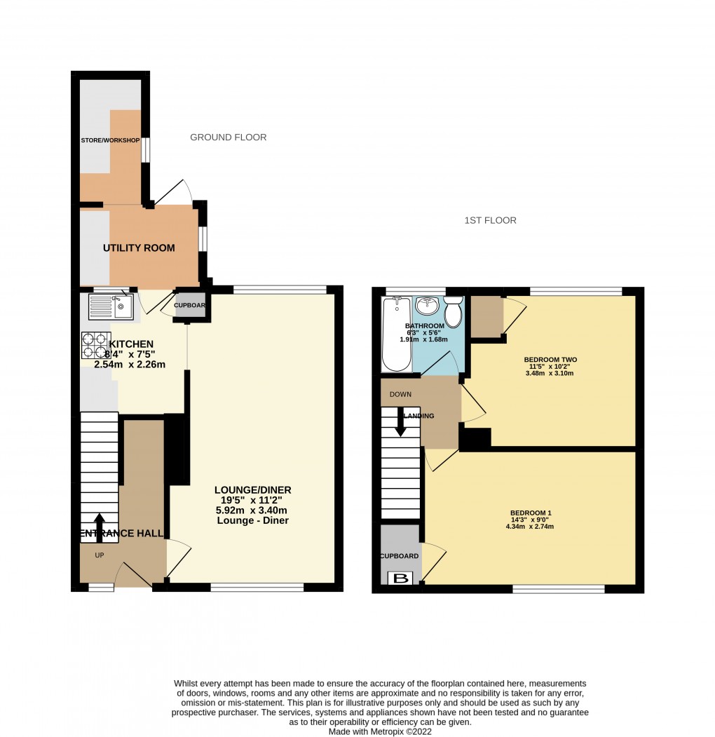 Floorplan for Ruskin Walk, Bicester