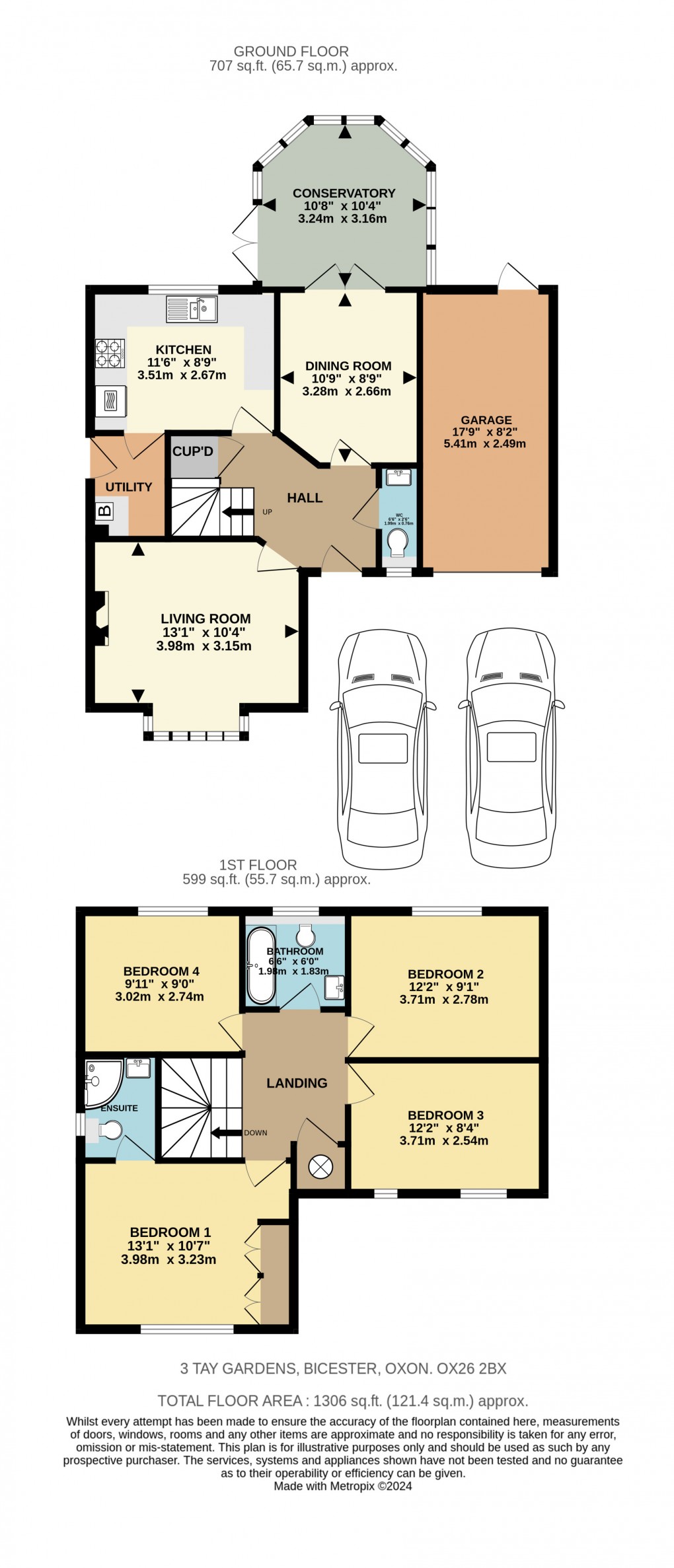 Floorplan for Tay Gardens, Bicester