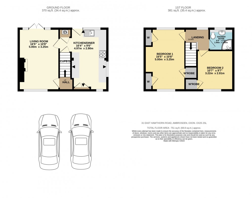 Floorplan for East Hawthorn Road, Ambrosden, Bicester