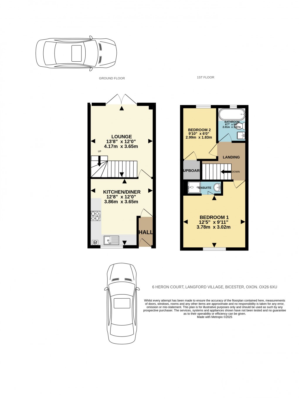 Floorplan for Heron Court, Bicester