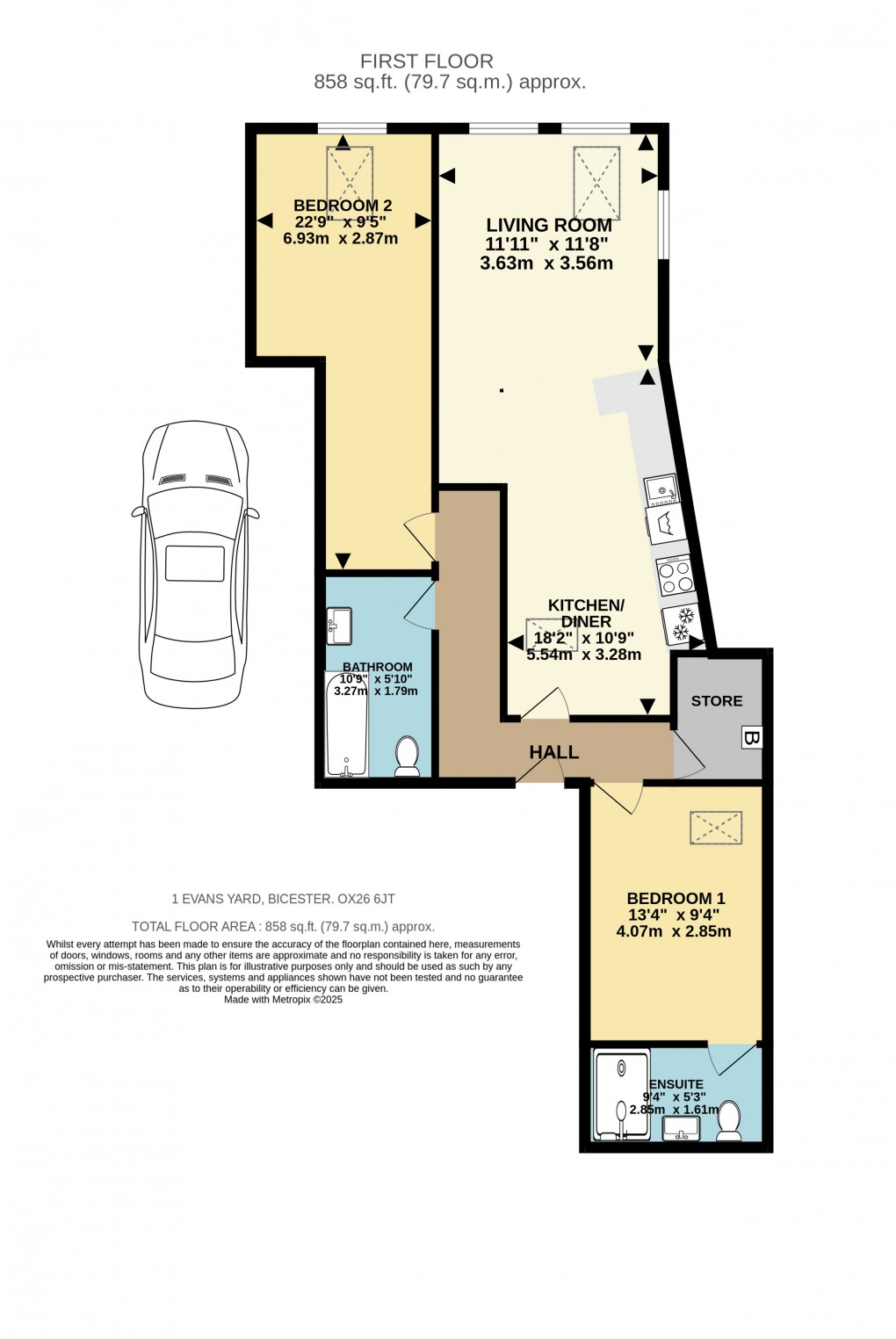 Floorplan for Evans Yard, Ey1 Evans Yard, Bicester