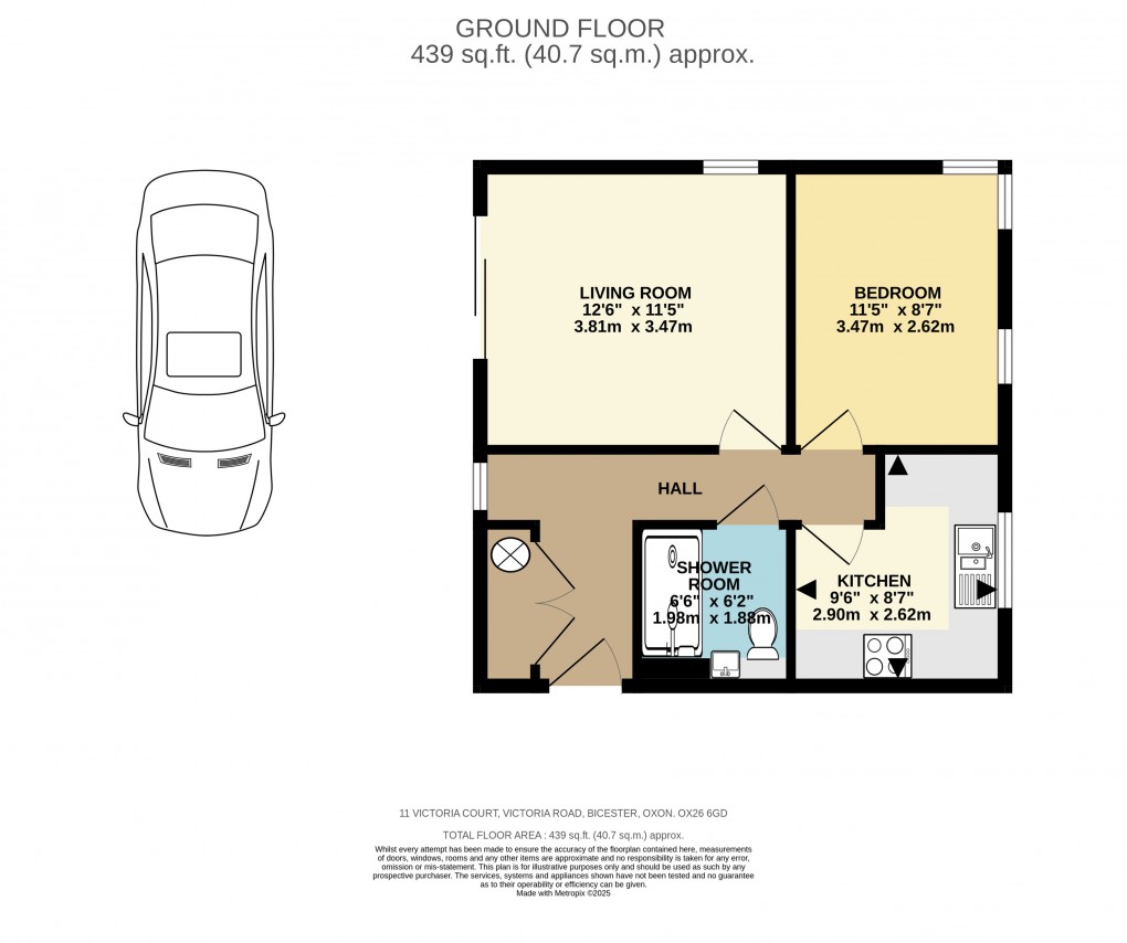 Floorplan for Victoria Court, Bicester